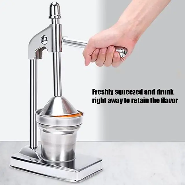 Manual Press Stainless Steel Fruit Juicer Handheld Vegetable Fruit Orange Juice Maker Blender Juice Making Cup Kitchen Gadg 3