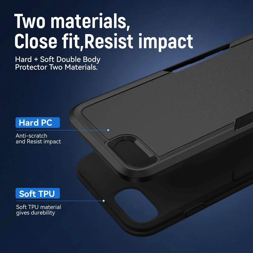 iPhone SE 3 Case Shockproof Hybrid Case Dual Layer Design Hard Cover For iPhone SE 2 /iPhone 6/6S/7/8 Plus Cases phone case