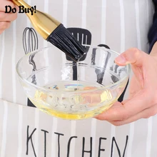 

Silicone Basting Brush Set BBQ Oil Brush Stainless Steel Handle Silicone Kitchen Brush for Cook Barbecue Grill Accessories