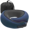 U Shaped Travel Pillow Memory Foam Neck Pillow Adjustable Straps For Airplane Car Pillow Comfort Support Pillows Rest Headrest 1