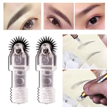 Newest Disposable Roller Microblading Needle Tattoo Eyebrows Fog Embroidery Pin Fit For Permanent Makeup Micro Manual Pens