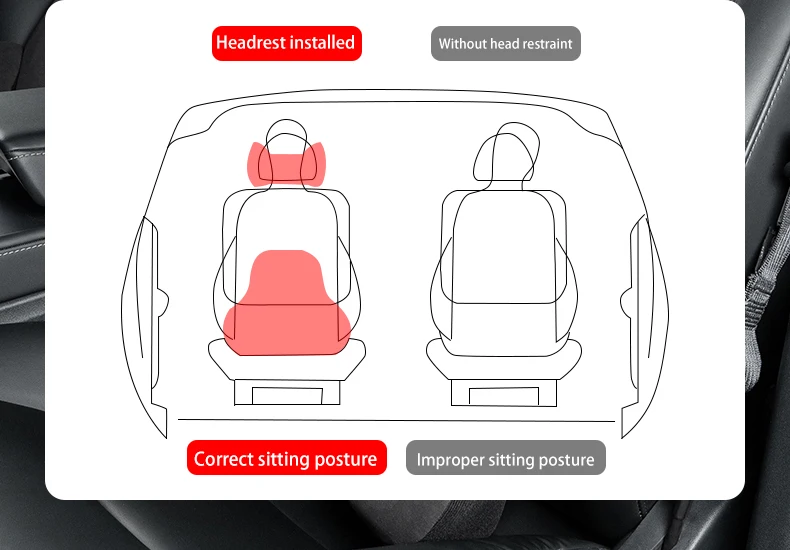 Car neck pillow For Tesla Model Y/Model 3 2018-2024 2025 Suede headrest lumbar s