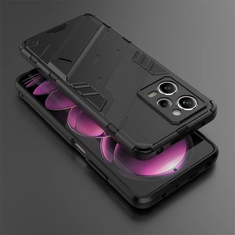 

Armor Shockproof Case For Poco X5 Pro Case For Xiaomi Poco X5 Pro Cover Coque Fundas Hard Stand PC Phone Bumper For Poco X5 Pro