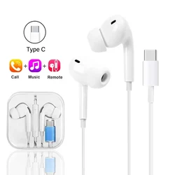 Premium Wired In - Ear Earbuds with Lightning & 3.5mm Connections (Type C)