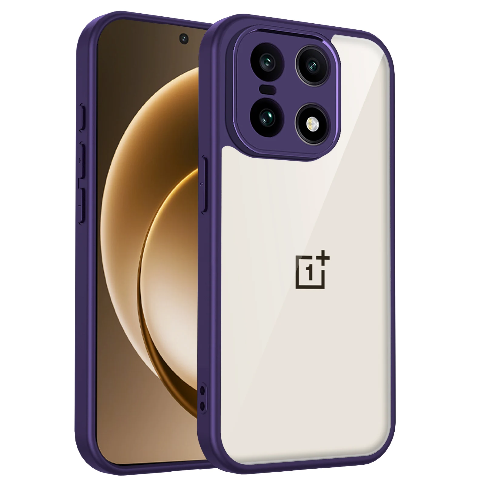 Enhanced Frosted Skin-Friendly Shockproof Bumper Case - Transparent and Fashionable