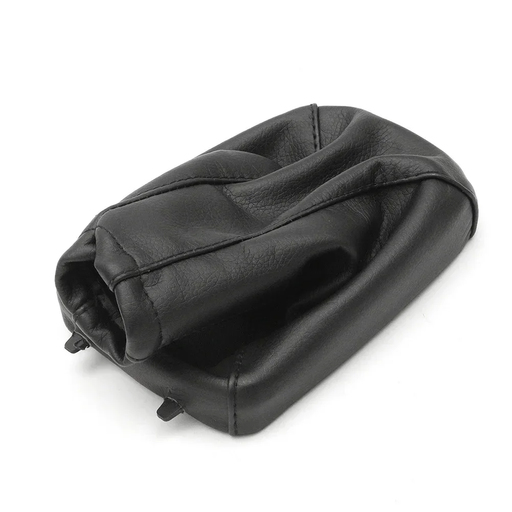 Car Gear Shift Knob Leather Dustproof Shifter Gaiter Boot Parking Handbrake Cover For Opel For Vauxhall MERIVA 2003 2010 hand brake cover car interior accessories gear head cover
