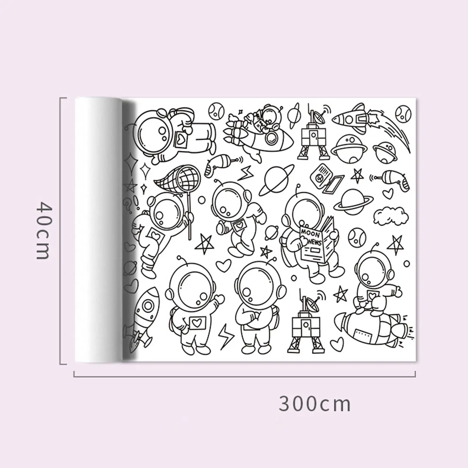 어린이 그래피티 롤 벽 색칠 스티커, DIY 아트 드로잉, 색칠 포스터, 어린이 파티 용품