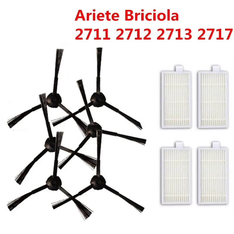 Spazzola Laterale Filtro Hepa Per Ariete Briciola 2711 2712 2713 2717 Robot Hofer Cleaner Parti Accessori