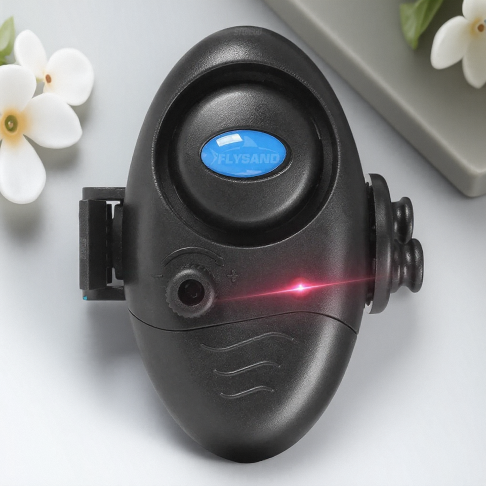 Electronic Fishing Alarm Buzzer Loud Siren Bite Indicator for Fishing Rod Day Night Use Fish Bite Alert