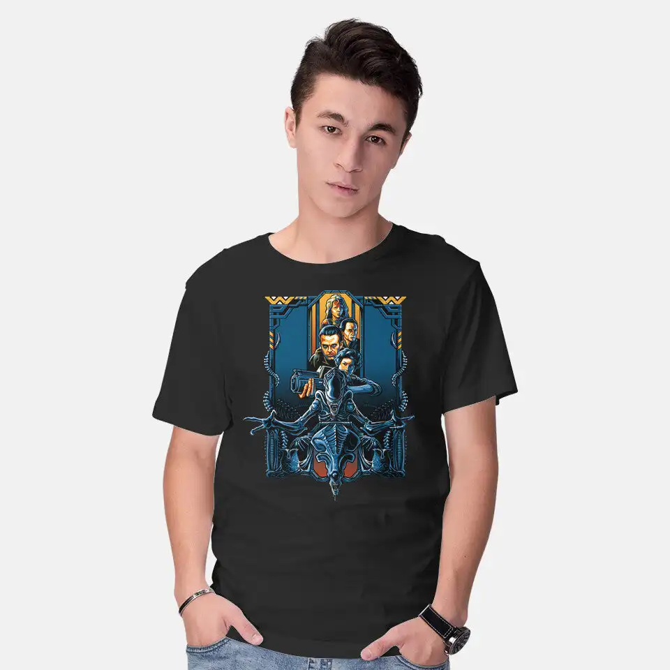 

Enter The Aliens Anime Graphic T-shirts For Men Clothing Women Short Sleeve Tees New Arrivals Unisex Summer