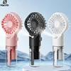 Portable Humidifier Fan Mini Handheld Mist Fan Portable USB Rechargeable Handheld Fan with Humidifier Mini Water Spray Hand Fan 1