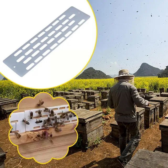 20 db Méhész Eszköz Fészekajtó Távtartó Lemez Alexandra Hives Műanyag Központ King Run Darab Méh Anti-Anti Paopian P8N1 - Image 3