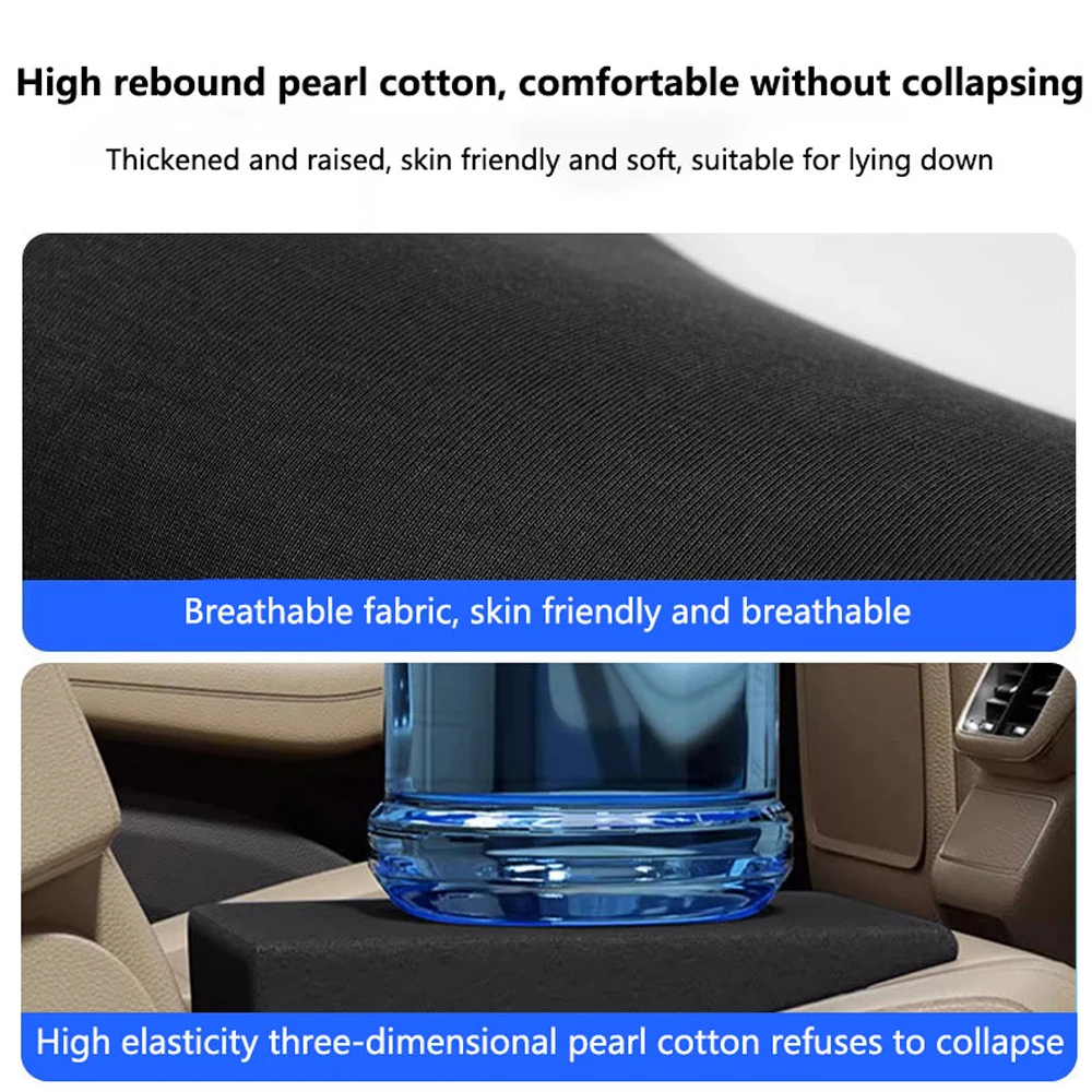 Car Leveling Pad Sponge Filled Car Seat Cushion Driver Fatigue Relief Seat Height Pad Flattening The Rear Seats Of The Car