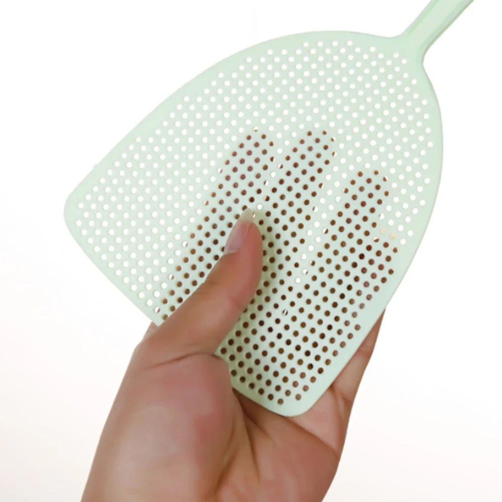 Description Picture 3 of itemDurable Long HandleFly Swatter Pest ControlManual Plastic Solid ColorHome Fly Swatter MosquitoRepellent Tool Restaurant