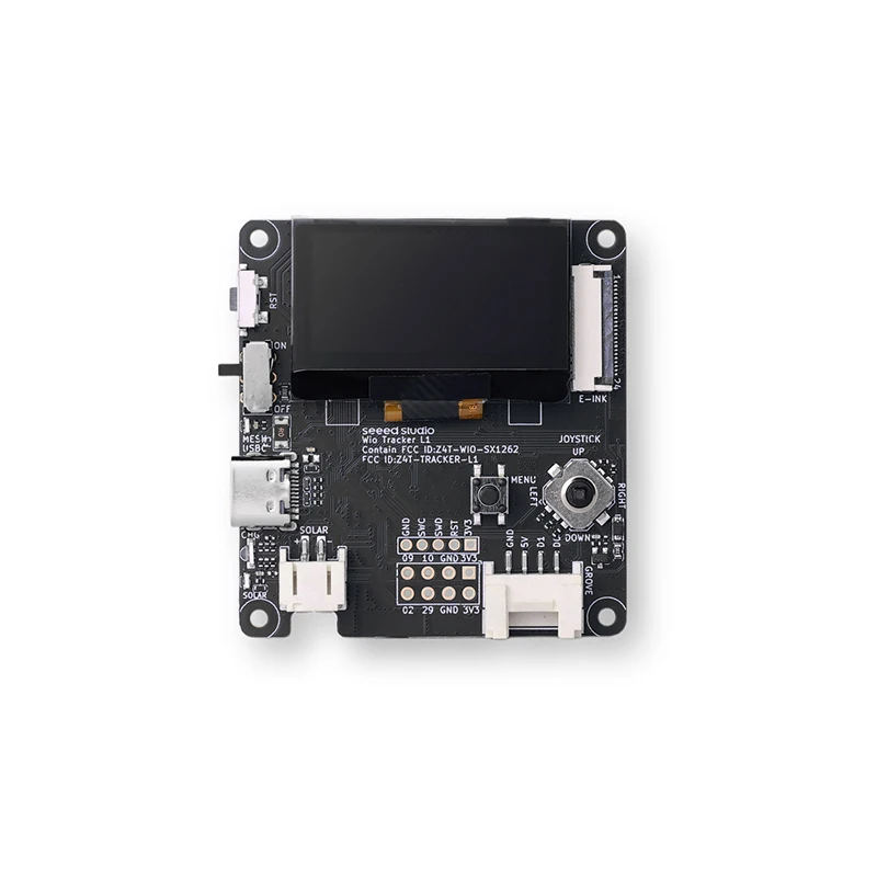 Wio Tracker L1 Wio?SX1262 Meshtastic Node LoRa 868/915MHz nRF52840 L76K GPS Beidou GLONASS 1.3인치 OLED 모듈