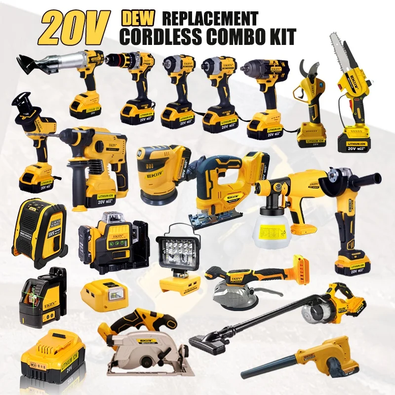 EKIIV Household Diy Cutting Electric Saw Pull Saw Manual Woodworking Tool Jig Machine Power Drill Set