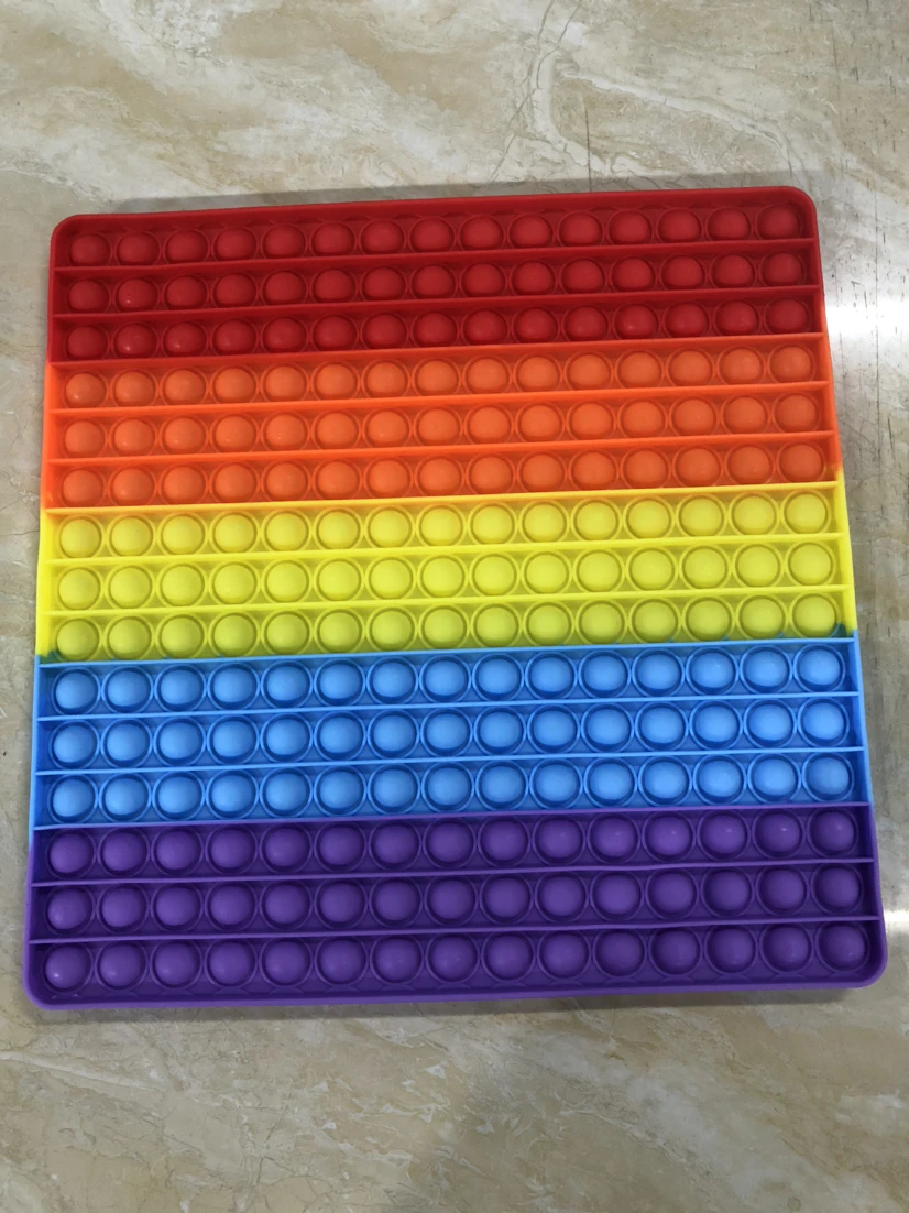 Rainbow Antistress Bubble Fidget Toy for Stress Relief