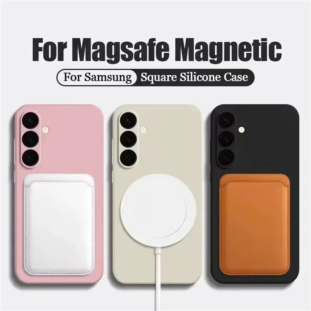 Magnetic Magsafe Wireless Charging Silicone Case