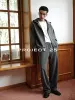 PROJECT 25 Men's 430g Heavy Weight Zip Up Hoodie Sweatshirt Jacket Relaxed Loose Fit & Straight Leg Sweatpants 2 Piece Set