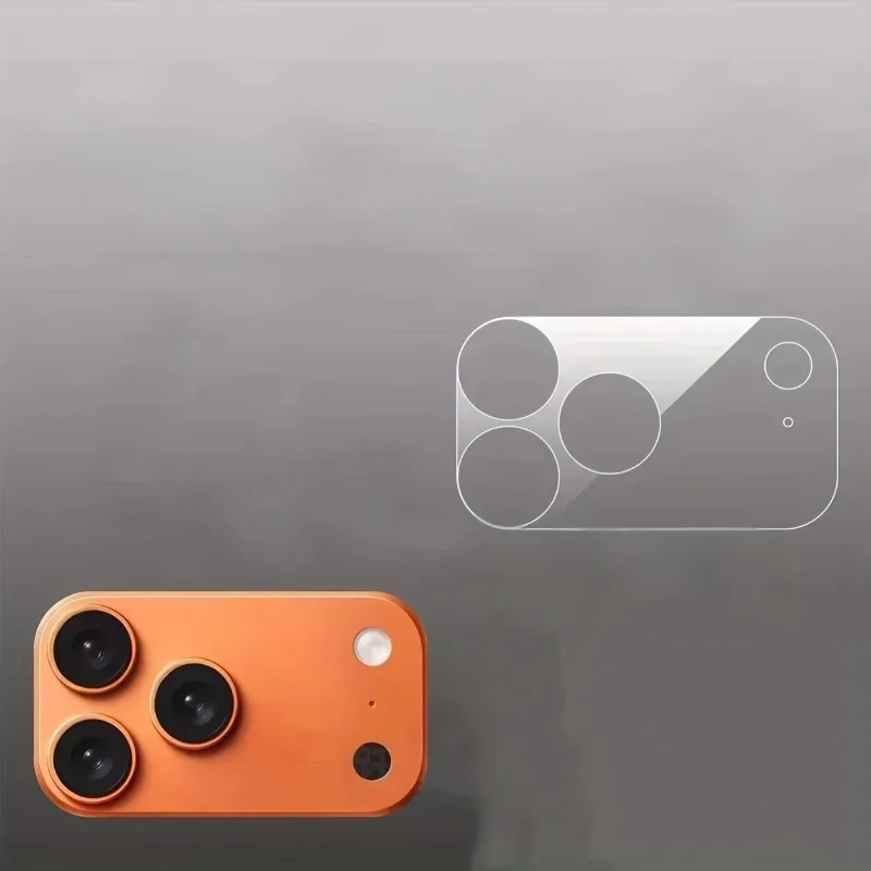 2 Pezzi Protezione Fotocamera HD Trasparente per iPhone 17 Pro Max 17 Pro Air, Pellicola Posteriore in Vetro Temperato Flessibile Anti-Graffio per Lente - immagine 6