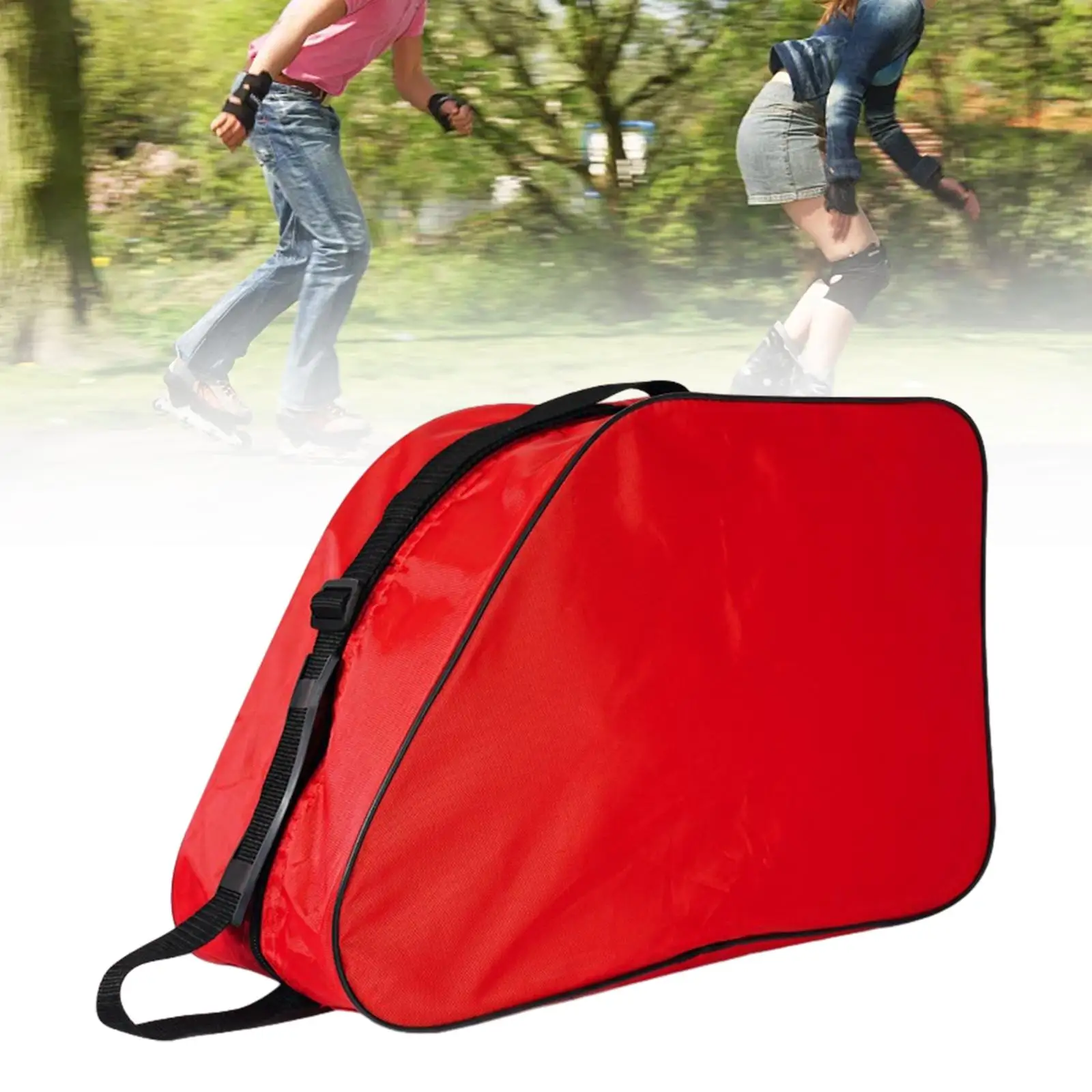 Roller Skate Bag Skating Shoes Bag Oxford Cloth Ice Skating Bag Skate Carry Bag