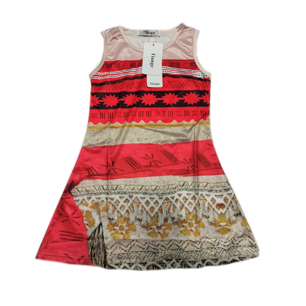 Tiange Cute Kids Pajamas Sleep Dresses for Children Girls Short Sleeve Cartoon Nightgowns Stylish and Friendly Sleepwear