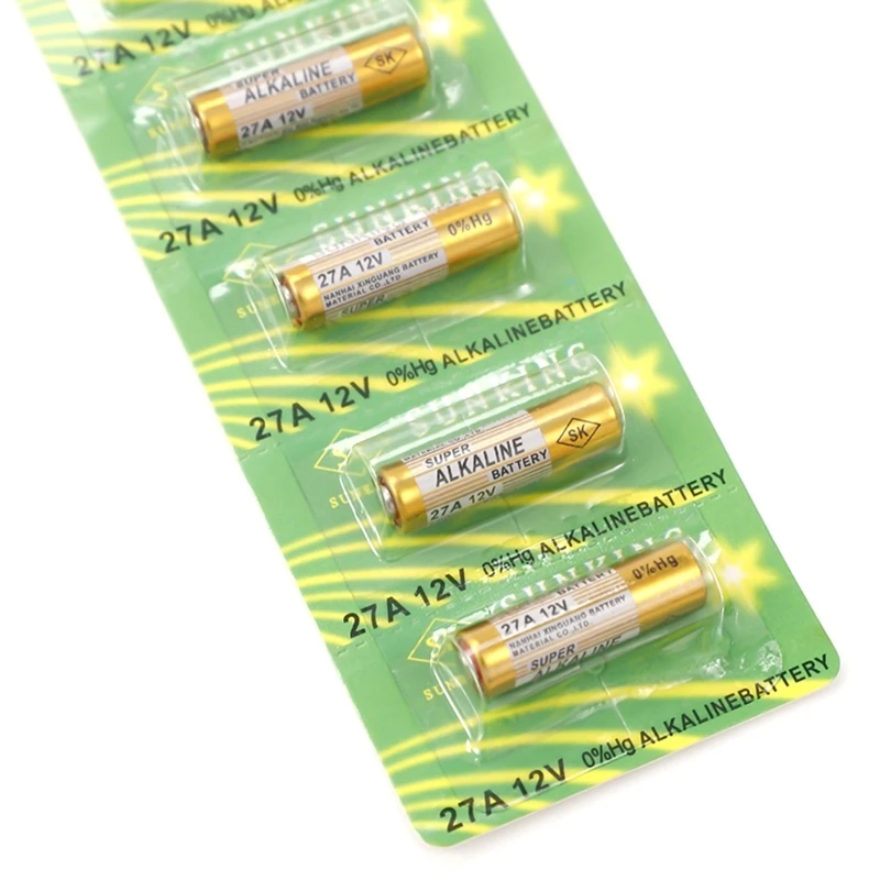Alkaline Battery 27A 12V For Wireless Doorbells Theft Prevente