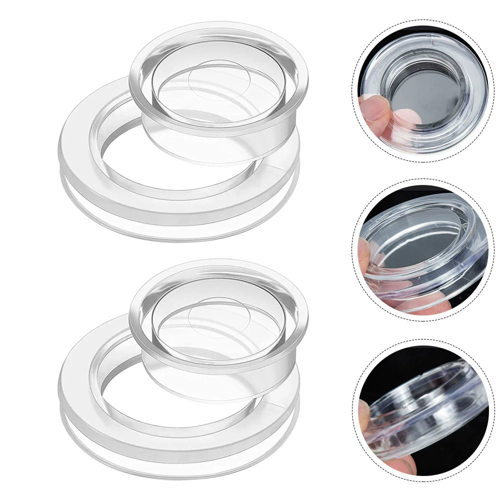 

2 Sets Beach Sunshade Umbrella Hole Cover Silicone Ring Outdoor Patio Caps Plug Garden with Fixing Tool Accessories Silica Gel