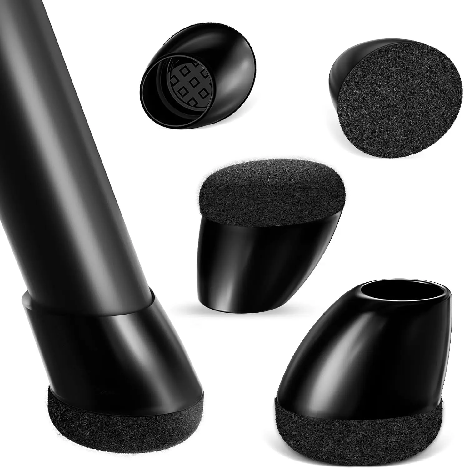 8PCS Chair Leg Floor Protectors Foot Cover Thick Wrap Felt Pads Silicone Furniture 15°-25° Table Feet Protect Hardwood Floors 8PCS Chair Leg Floor Protectors Foot Cover Thick Wrap Felt Pads Silicone Furniture 15°-25° Table Feet Protect Hardwood Floors