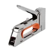 Upholstery Stapler 4/6/8mm Paper Window Tacker Tools with 2400pcs Nails Stainless Steel for Woodworking for Furniture Binding 1
