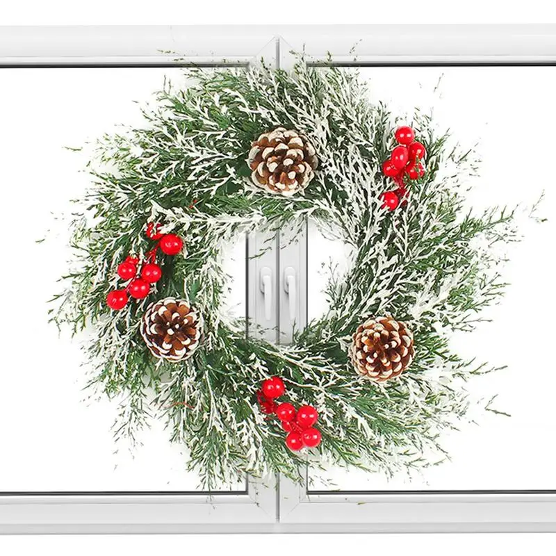 

Artificial Christmas Wreath Garland Wreath For Front Door Christmas Decoration Spruce Wreath Decoration For Living Room Door