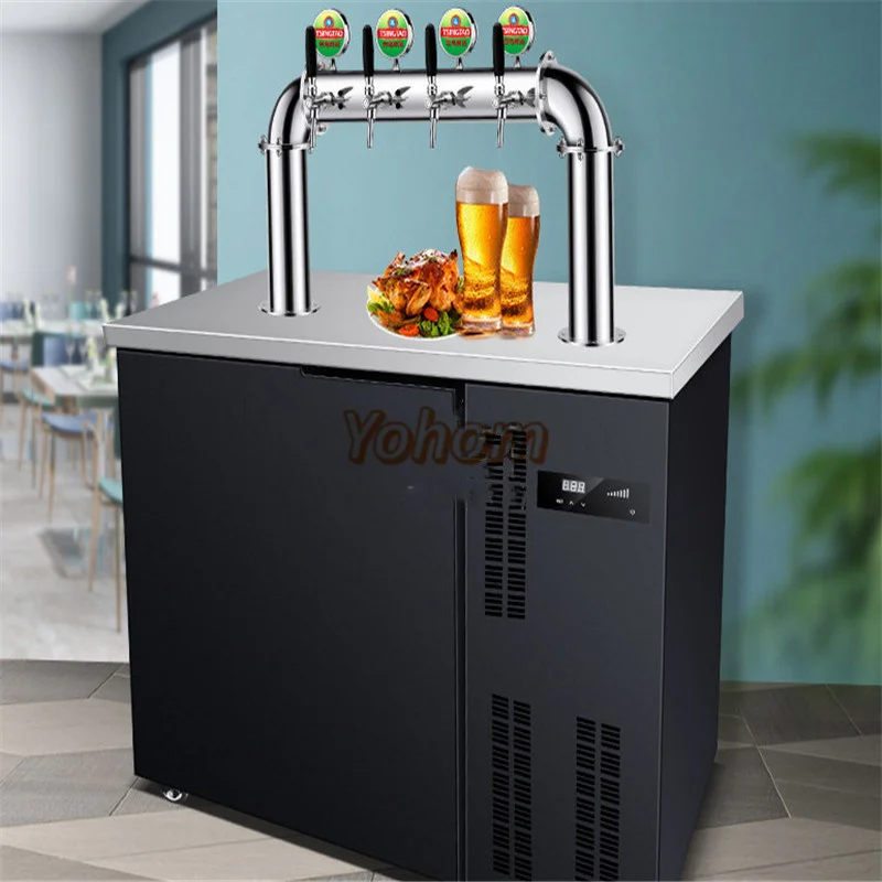 Automatic Beer Cooling Machines Refrigeration Equipment Keg Cooler Beer Tower Dispenser Kegerator Equipment electric rechargeable fan bladeless floor standing fan cooling child safety tower 2000mah fan household air cooler 6 gears