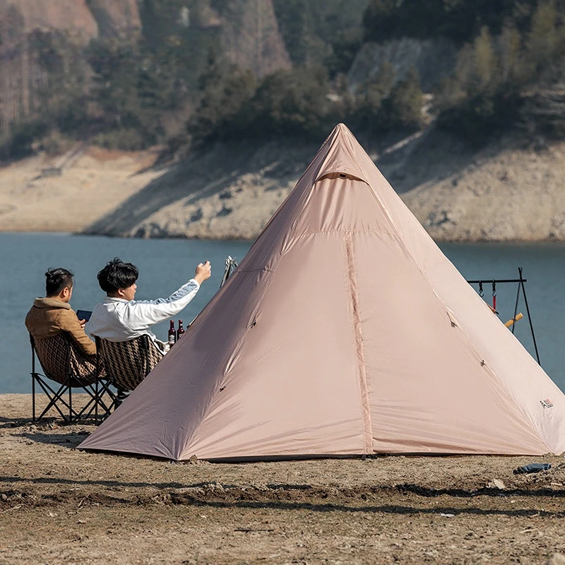 

Outdoor Camping Summit Multi-person Field Tent Double-layer One-bedroom One-room Tent Camping Self-drive Outing Equipment