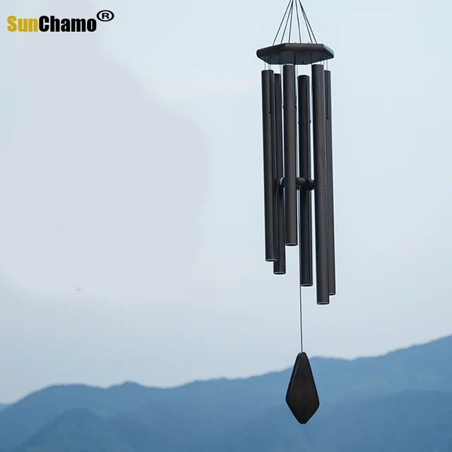 Hot Selling Solid Wood Advanced Music Wind Bell Pendant Door