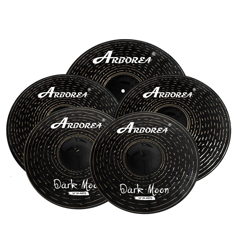 

Тарелки из бронзового сплава, 14 дюймов, hihat, 16 дюймов, 18 дюймов, 20 дюймов, 5 шт. для барабанщиков