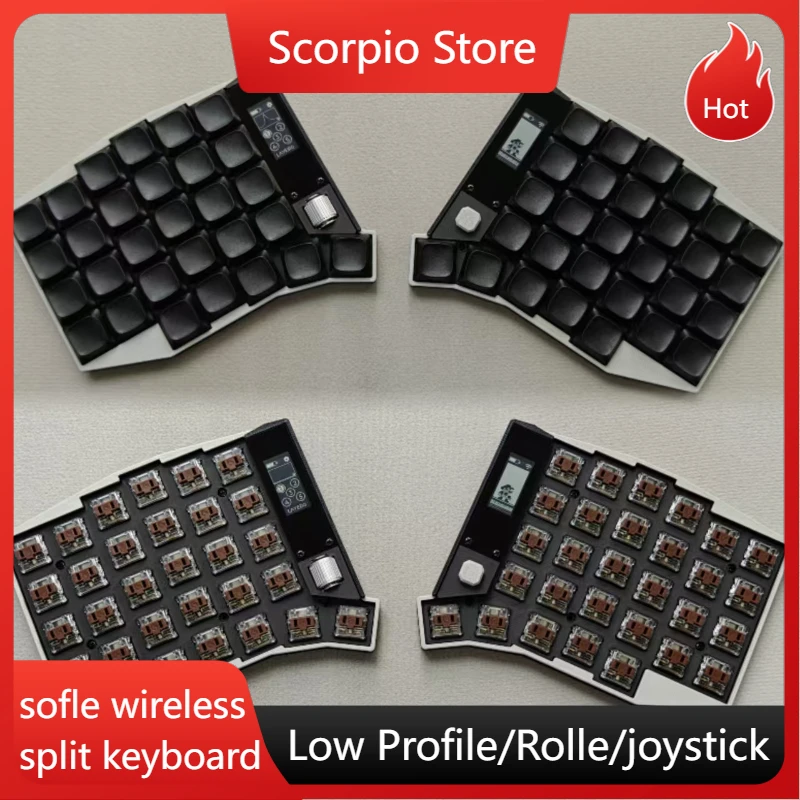 分割キーボード Sofle ロープロファイル ZMK choc v1/v2対応 【公式通販】