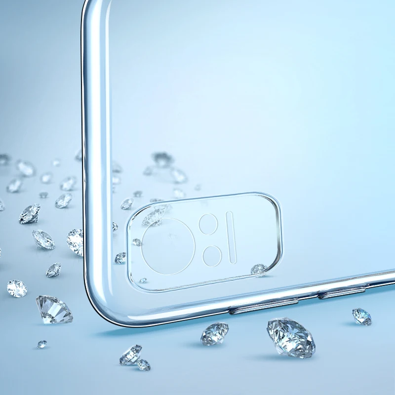Premium Transparent Soft TPU Phone Cover with Lens Protection - Ultra-Thin and Clear Back Case