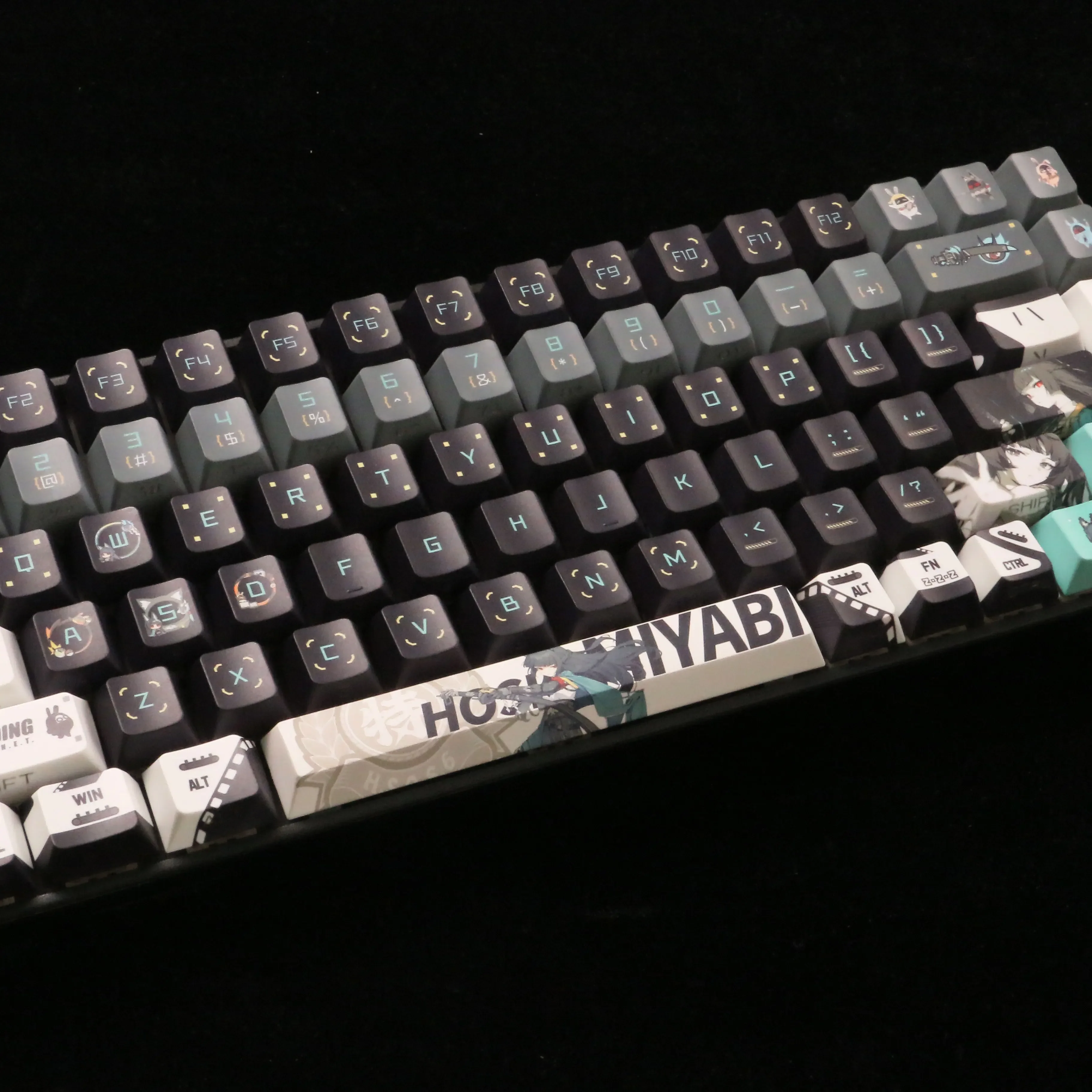 Zenless Zone Zero Keycap Set Cartoon Anime Hoshimi Miyabi Key Caps