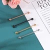 AO 6-50mm 14/16/18G Industrial Barbell Piercing Earring Stainless Steel Helix Piercings Gold Color Industrial Rook Ear Studs 4