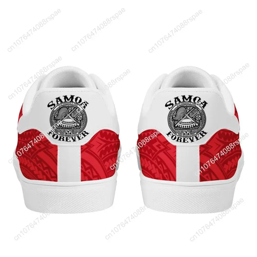 1 MOQ Polynesian Samoa Tribal Sia Flat Sneaker Samoa Logo Printing Custom Fashion Walking Sport Shoes Light Women Running Shoes
