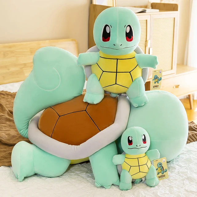 Squirtle Plush Doll Big Size Pokemon Plush Toys Kawaii Stuffed Toys Cute Turtle Pillow Christmas Gift Toys for Boys Girls 1