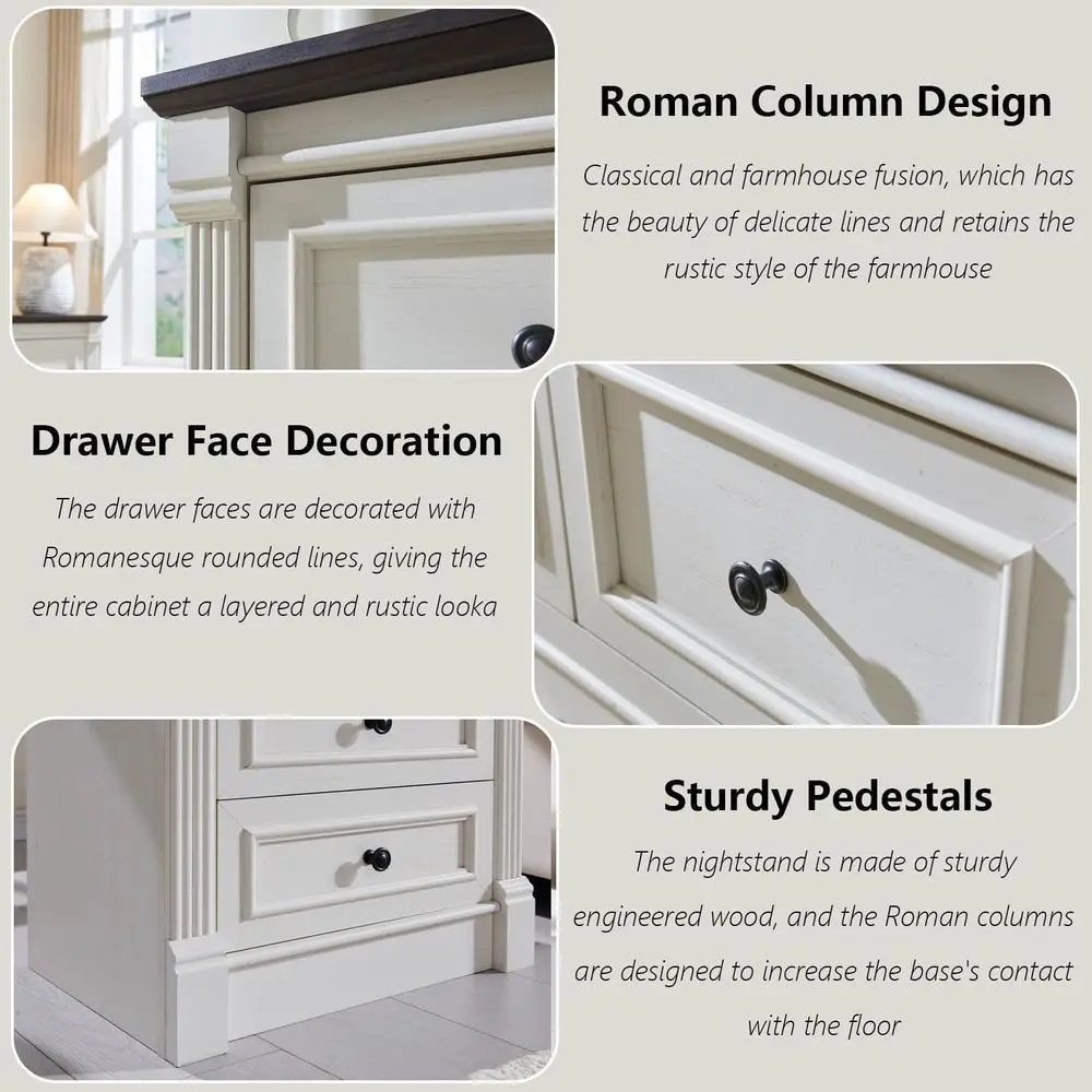 Farmhouse 5-Drawer Dresser 4