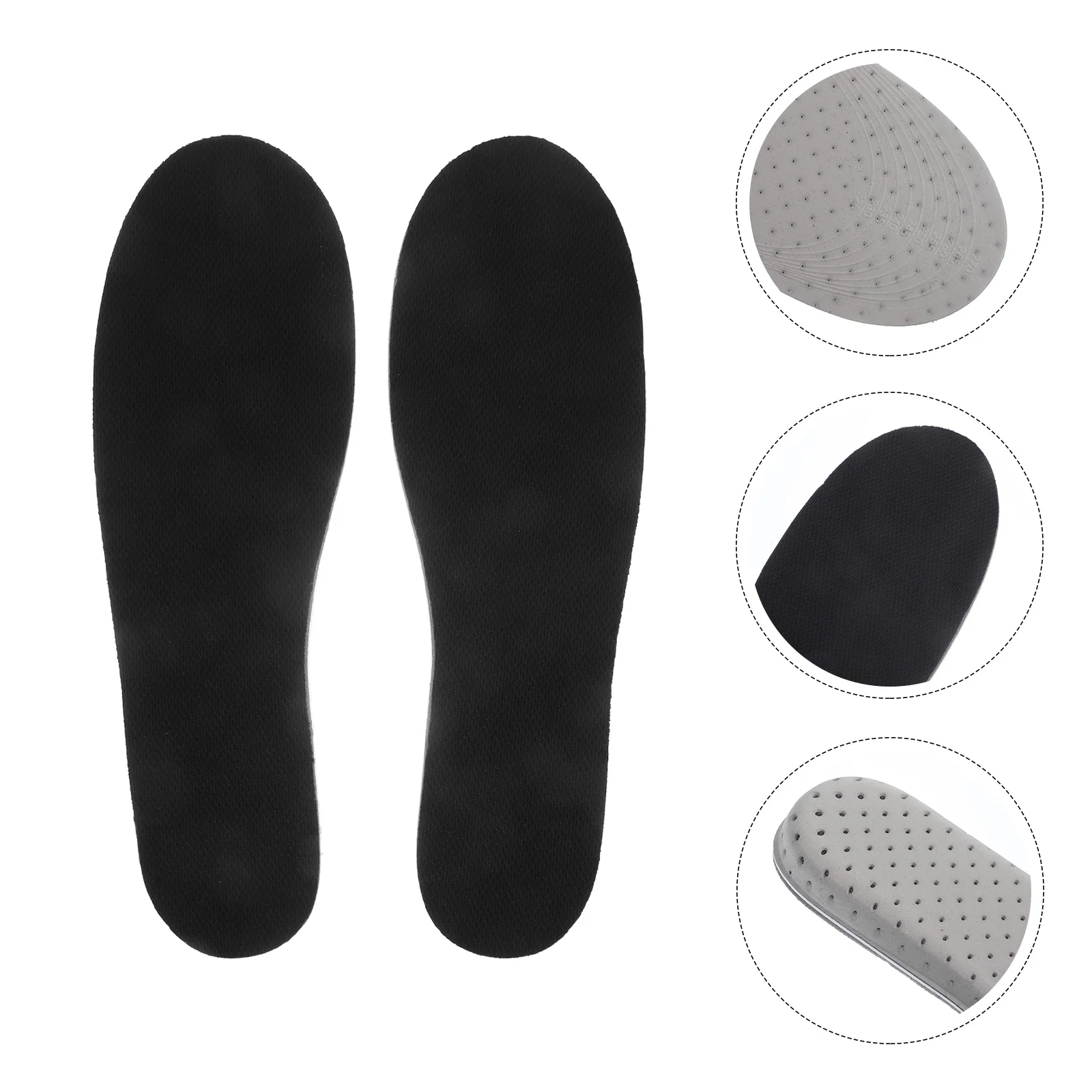 

1 Pair of Memory Shoe Inserts EVA Height Increase Shoe Pads Free Size Heightening Shoe Cushions 2cm