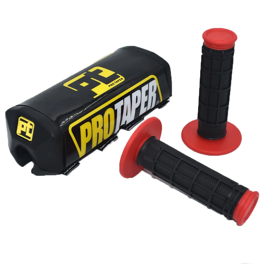 Dirt Pit bike motocross bar Handlebar Breast Pad & handle grips For CRF YZF KLX BSE Kayo - Image 4