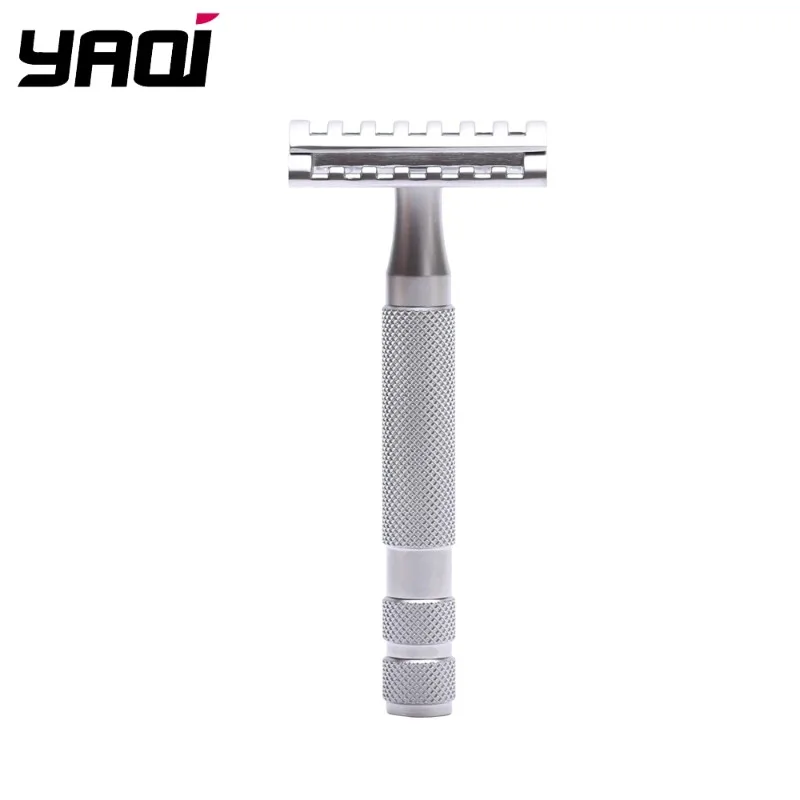 Yaqi Mens Portable Stainless Steel Handle KNIGHT-HELMET Safety Razor For Travel Home High Quality Shaving Razor New