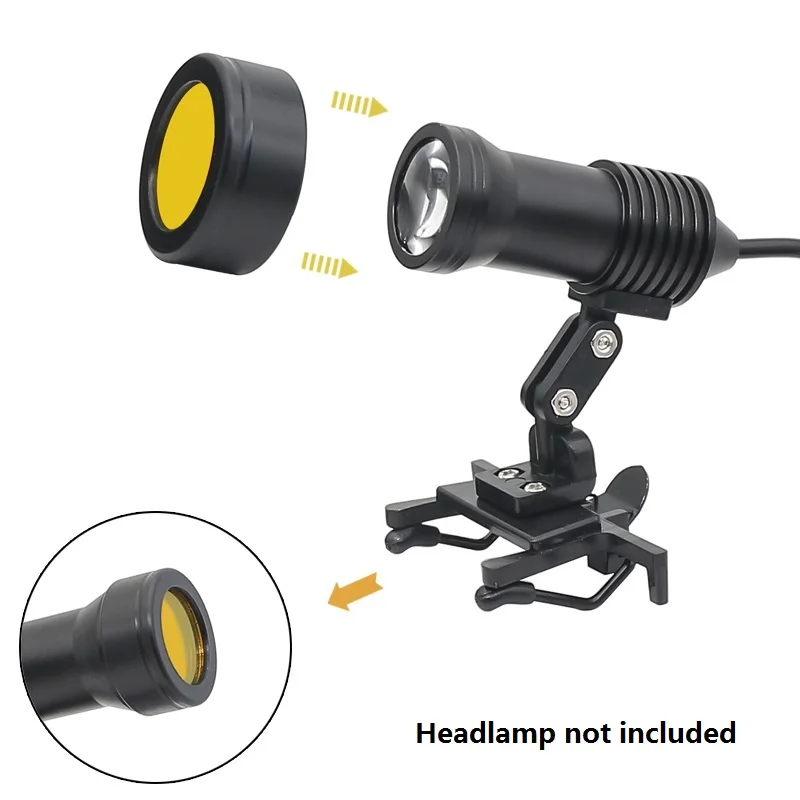 Filter for LED Dental Headlight Head Lamp Dental Loupe Illumination Accessory Part 12/16/18/20mm Inner Diameter ir cut filter lens filter set bandpass fluorescence filter longpass filter uhc filter light pollution filter night filter glass