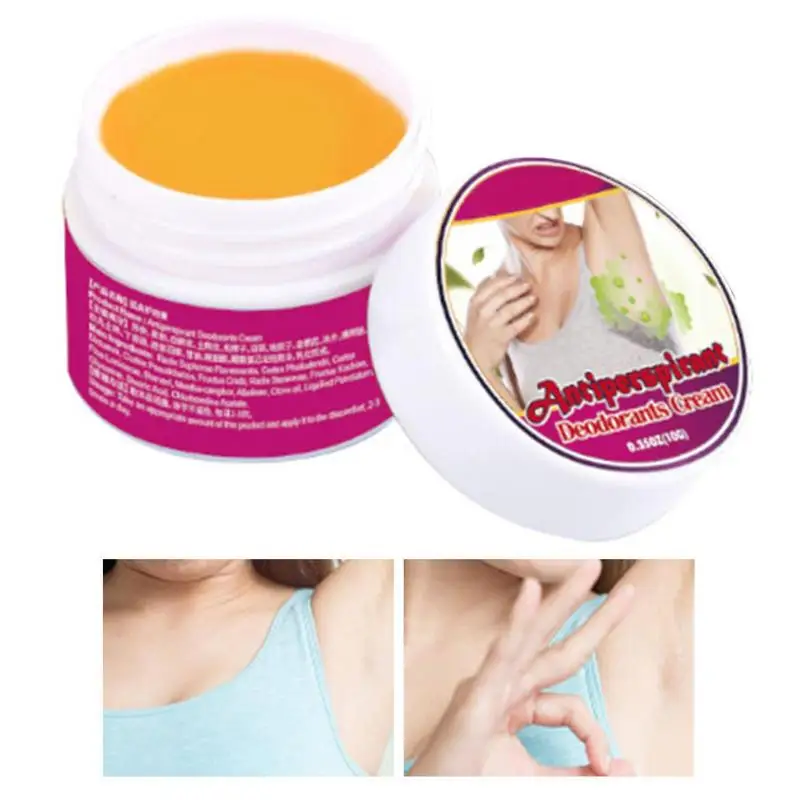 NEW 10g Body Odor Sweat Deodor Cream For Man And Woman Removes Armpit Odor And Sweaty Lasting Aroma Skin Care Cream