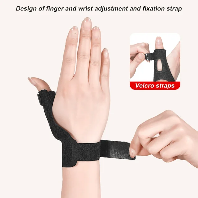 1 Pcs New Thumb Support Brace - Waterproof Finger Stabilizer Splint for Men and Women 3