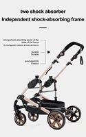 Poussette bébé 3 en 1, poussette à quatre roues, voiture bébé 2 en 1, poussettes légères, poussettes multifonctions, landau, poussette 7