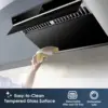 30" Range Hood Unique Side-Draft Design for Under Cabinet or Wall Mount Modern Kitchen Vent Hood Powerful Motor 3
